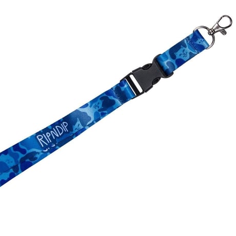 RIPNDIP NERMAL CAMO LANYARD BLUE