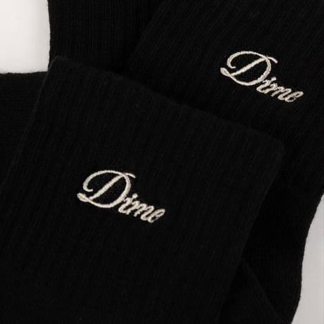 DIME 2PACK  ANKLE SOCKS -  BLACK