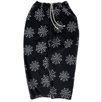 TELEVISISTAR WEB DENIM BAGGY OG PANTS - JET BLACK DENIM