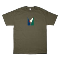 STUDIO SKATEBOARDS CHATELAINE TEE - OLIVE