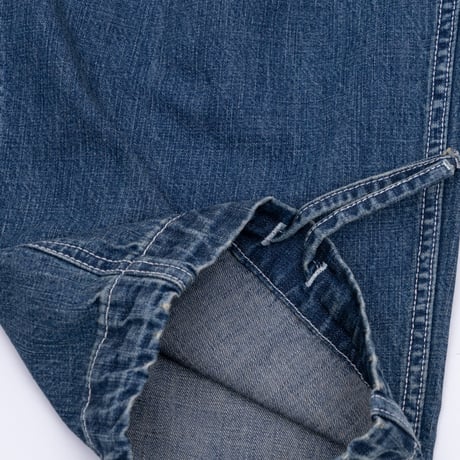 INTERBREED ENGINEER DENIM CARGO PANTS - INDIGO