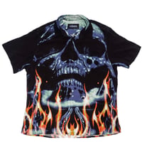 DEATHWISH BOILING POINT BUTTON UP SHIRT - BLACK