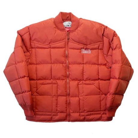BLEACH MIDNIGHT WESTERN PUFFER JACKET - CLAY RED