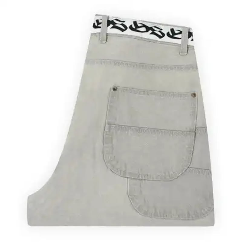 YARDSALE BOSS TROUSERS - SILVER | BOTTOM LINE