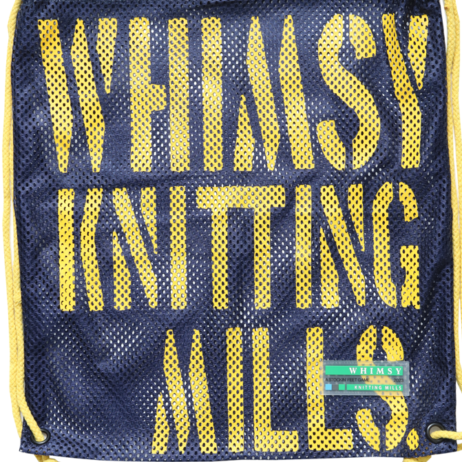 WHIMSY MESH KANPSACK - NAVY | BOTTOM LINE