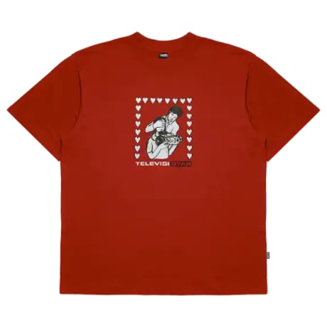 TELEVISISTAR VXLOVE BOX TVS TEE X NAKEN WIJAYA - RED