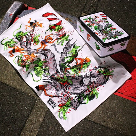 BAKER SKATEBOARDS TOXIC RATS PILLOW CASE