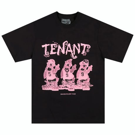 TENANT PENGUINS TEE - BLACK