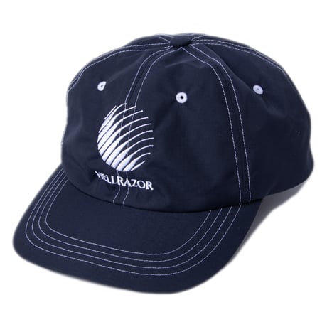 HELLRAZOR BIG LOGO NYLON 6PANEL CAP - NAVY