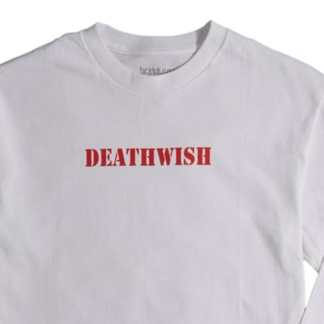 DEATHWISH DRIVER L/S TEE-WHITE