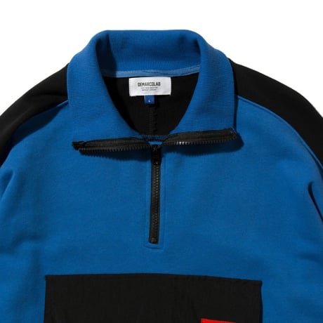 DEMARCOLAB DML.ZIP SWEAT #2-BLUE