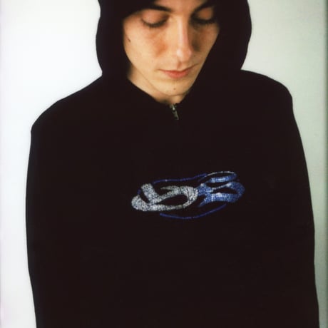 YARDSALE GRITZ KNITTED HOOD - BLACK