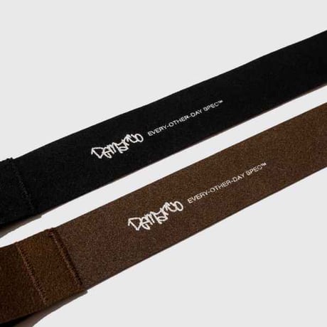 DEMARCOLAB ULTRA SUEDE FIDLOCK BELT - BLACK
