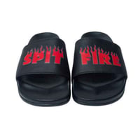 SPITFIRE DEMONSEED SCRIPT SLIDE SANDAL