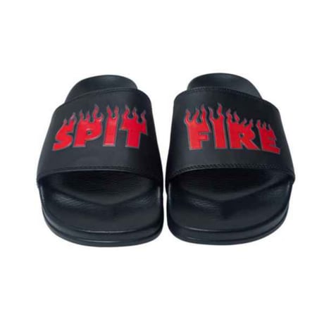 SPITFIRE DEMONSEED SCRIPT SLIDE SANDAL