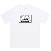 POETS LOUNGE TEE - WHITE