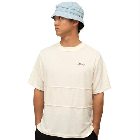 WHIMSY POOL-SIDE TEE - NATURAL