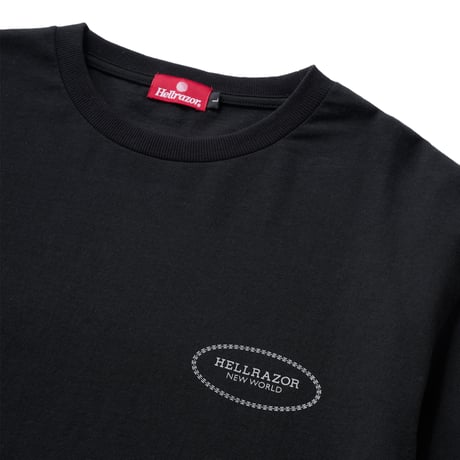 HELLRAZOR WARDEN LOGO LS SHIRT - BLACK