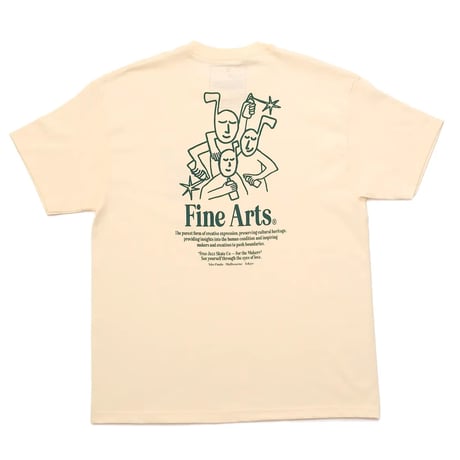 FREEJAZZ FIRE ARTS TEE - CREAM