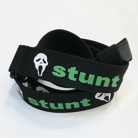 STUNT GHOSTFACE BELT BLACK / GREEN