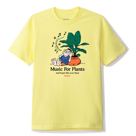 BUTTER GOODS MUSIC FOR PLANTS TEE-BANANA