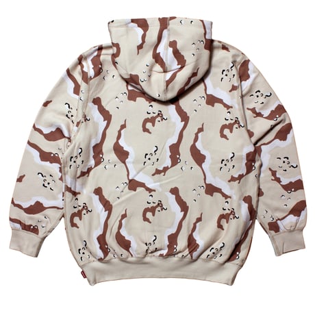 HELLRAZOR ARCH LOGO FULLZIP HOODIE - DESERT CAMO