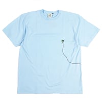RAJABROOKE WAU LOGO TEE - SKY