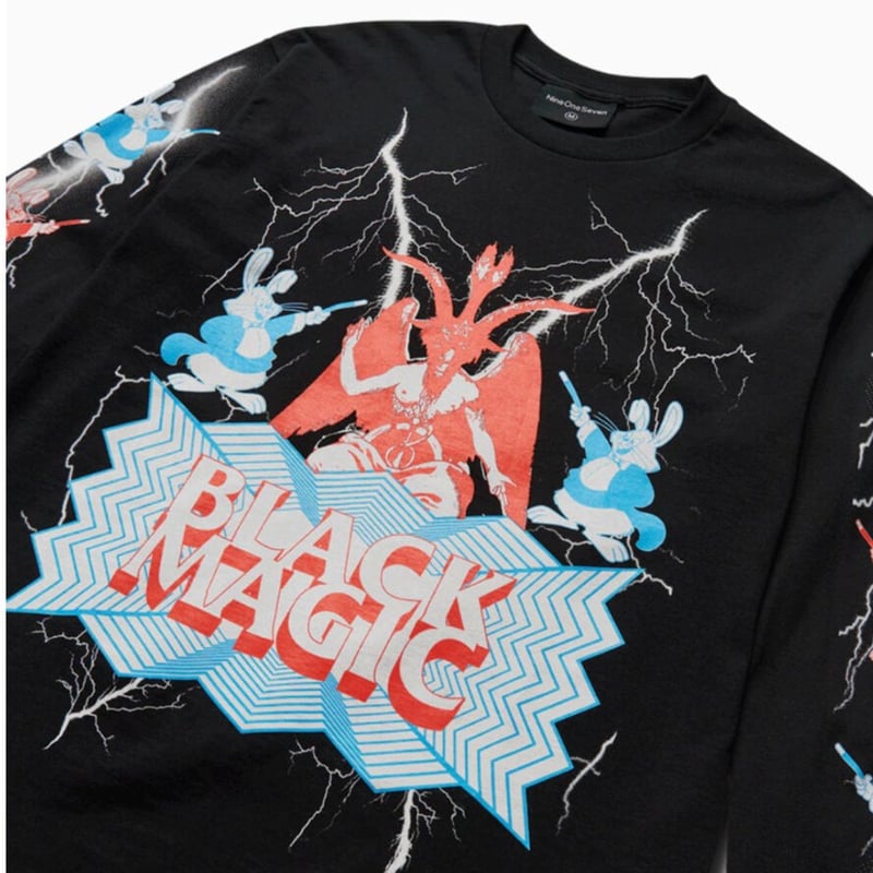 CALL ME 917 BLACKMAGIC L/S TEE - BLACK | BOTTOM