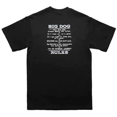 BLEACH USA BIG DAWGS TEE - BLACK