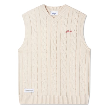 BUTTERGOODS  CABLE KNIT  - BONE