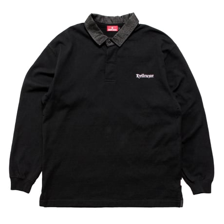 Supreme S/S Rugby Black M ラガーシャツ ボックスロゴ Supreme S/S Rugby Black M ラガーシャツ Supreme S/S Rugby Black M