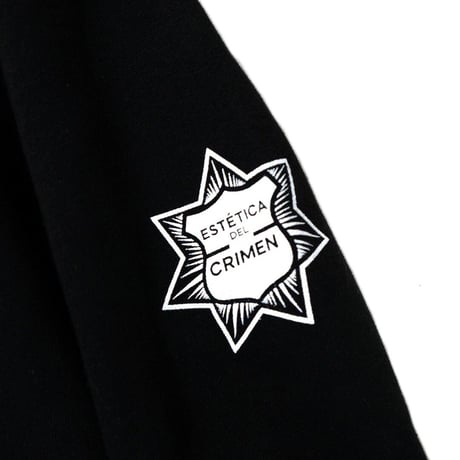 CRACK GALLERY WHITE KNIFE HOODIE - BLACK