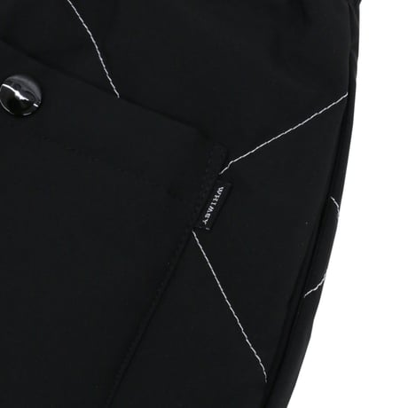 WHIMSY  REFLECTIVE QUILTED DOWN PANTS - BLACK