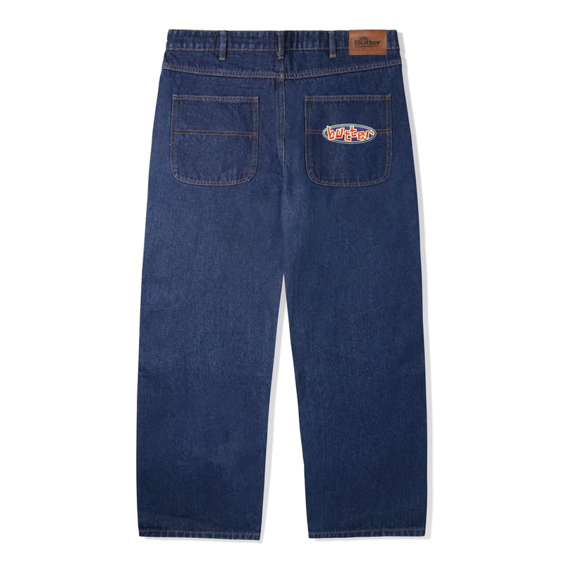 butter goods デニム BUTTER GOODS SCATTER DENIM PANTS - DARKINDIGO |