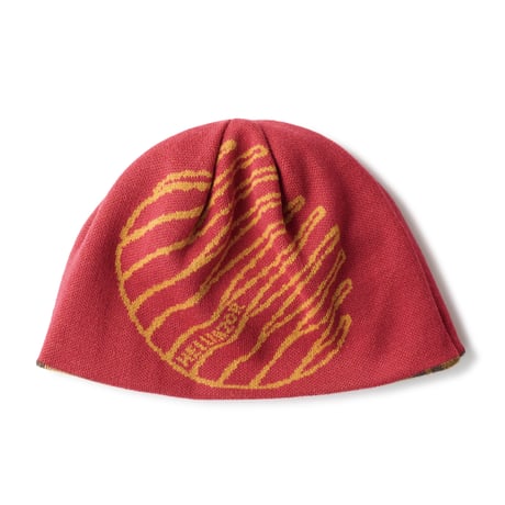 HELLRAZOR LOGO REVERSIBLE BEANIE - BURGUNDY/COYOTE CAMO