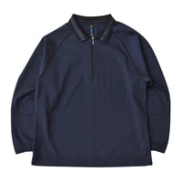 RAJABROOKE SPORTY POLO SHIRT (長袖) - NAVY