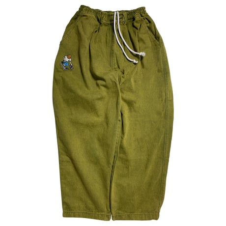 televisistar グリーン　ナイロンパンツ televisistar | STORES