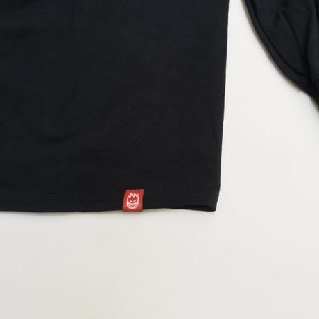 SPITFIRE BIGHEAD FILL L/S TEE - BLACK