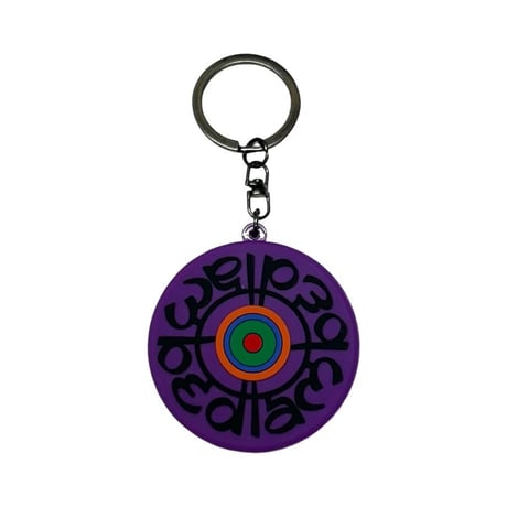 BEDLAM TARGET BOTTLE KEYCHAIN - PURPLE