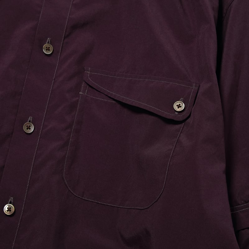 RAJABROOKE - 2WAY SHIRT - AZUKI | BOTTOM LINE