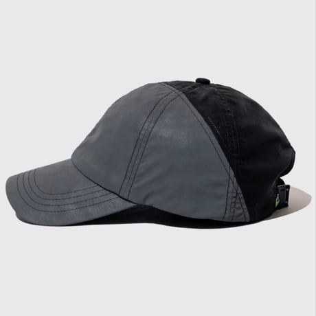 DEMARCOLAB TECH LEATHER RACING CAP - BLACK