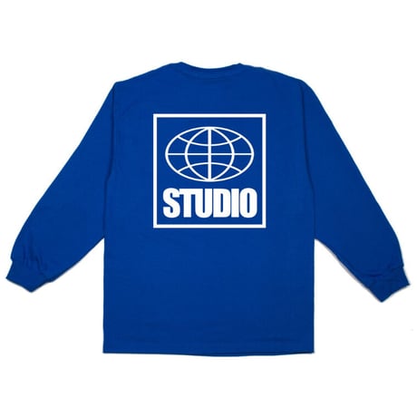 STUDIO SKATEBOARDS GLOBAL L/S TEE -ROYAL