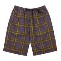BRONZE56K PLAID SHORT - PURPLE