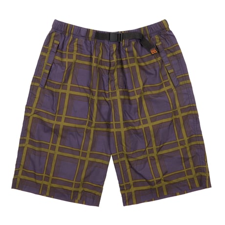 BRONZE56K PLAID SHORT - PURPLE