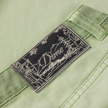 DIME CLASSIC BAGGY DENIM PANTS - MATCHA
