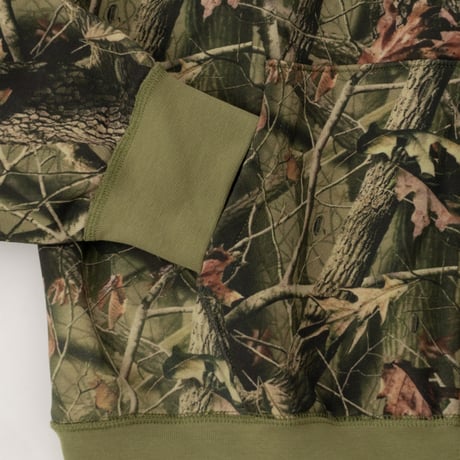 INTERBREED CAMOUFLAGE HEAVYWEIGHT ZIPHOODIE - REAL TREE CAMO