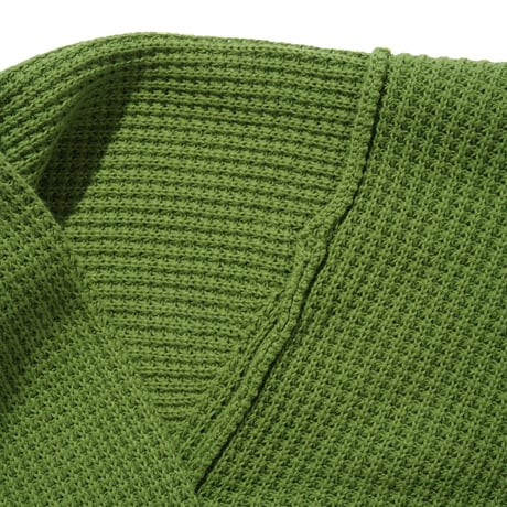BUTTERGOODS NEWCOMER REVERSIBLE KNIT SWEATER - GRASS