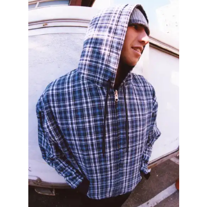 YARDSALE  REVERSIBLE FLANNEL HOODIE新品未使用