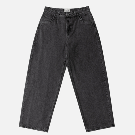 DIME BAGGY DENIM PANTS - KNOWTOMATIC BLACK
