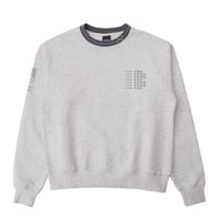 INTERBREED IB RECORDS HEAVY WEIGHT CREWNECK - ASH